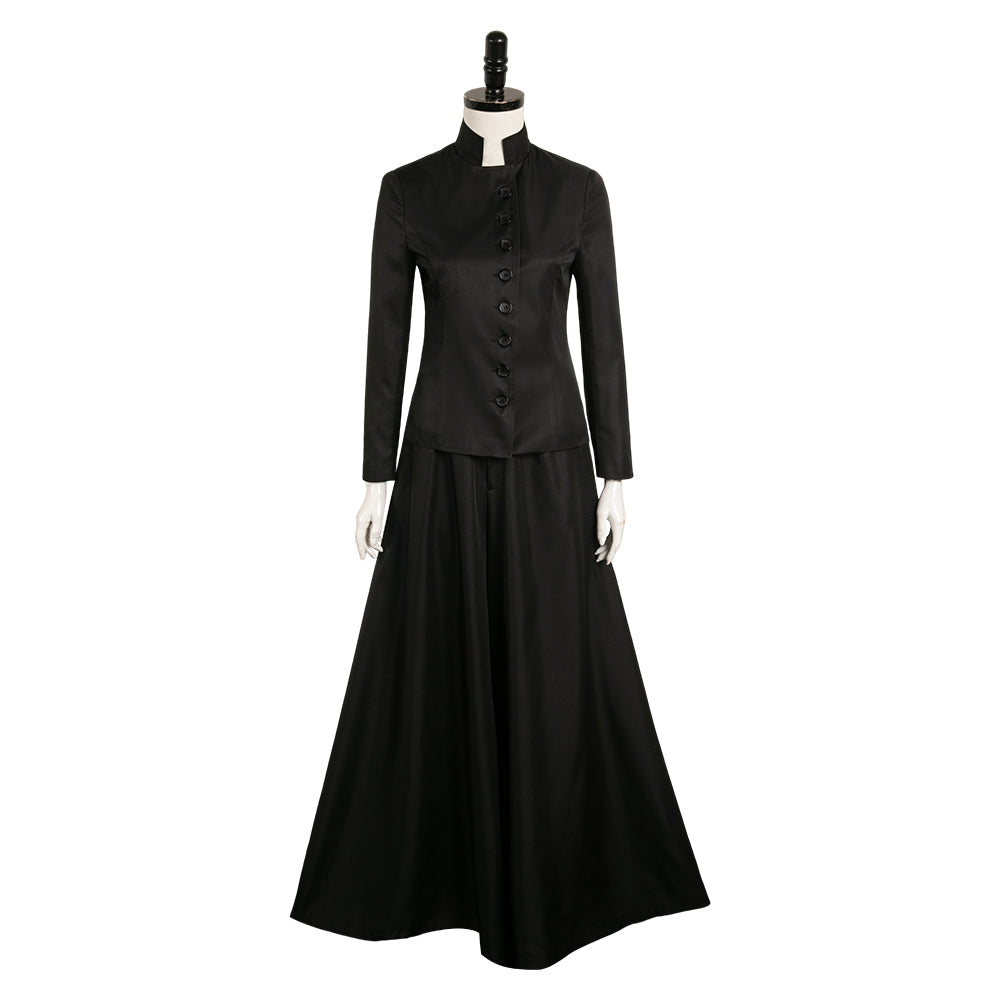 Beetlejuice 2024 Lydia Deetz Women Black Dress Party Carnival Halloween Cosplay Costume Beetlejuice 2024 Lydia Deetz Women Black Dress Party Carnival Halloween Cosplay Costume