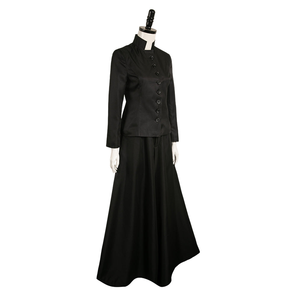 Beetlejuice 2024 Lydia Deetz Women Black Dress Party Carnival Halloween Cosplay Costume Beetlejuice 2024 Lydia Deetz Women Black Dress Party Carnival Halloween Cosplay Costume