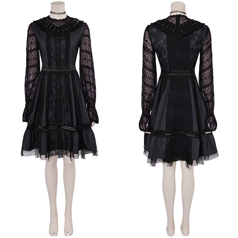 Beetlejuice 2 Lydia Deetz Musical Black Dress Carnival Halloween Cosplay Costume | Cossky Beetlejuice 2 Lydia Deetz Musical Black Dress Carnival Halloween Cosplay Costume | Cossky
