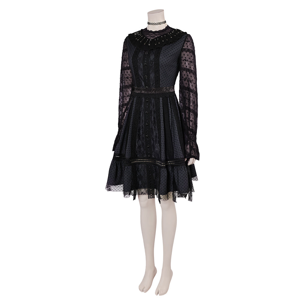Beetlejuice 2 Lydia Deetz Musical Black Dress Carnival Halloween