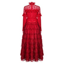 Beetlejuice 2024 Movie Lydia Deetz Women Red Dress Party Carnival Halloween Cosplay Costume