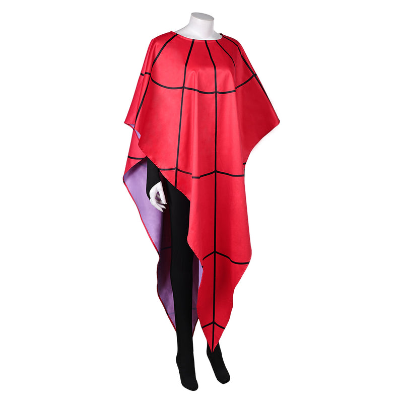 Beetlejuice 2024 Movie Lydia Deetz Women Red Outfit Party Carnival Halloween Cosplay Costume