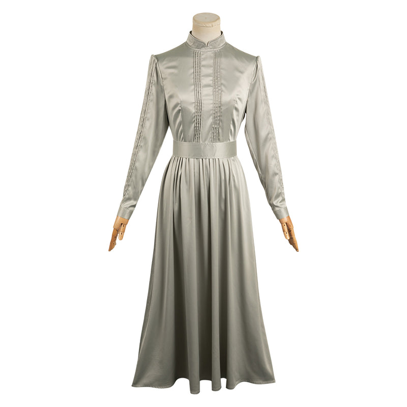 Beetlejuice 2024 Movie Lydia Deetz Women Silver Dress Party Carnival Halloween Cosplay Costume