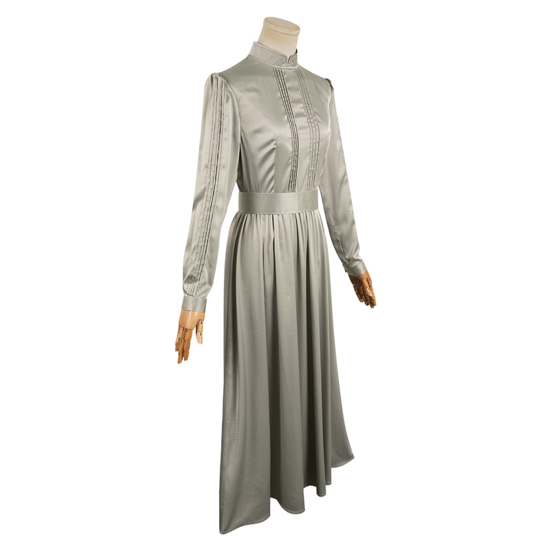 Beetlejuice 2024 Movie Lydia Deetz Women Silver Dress Party Carnival Halloween Cosplay Costume