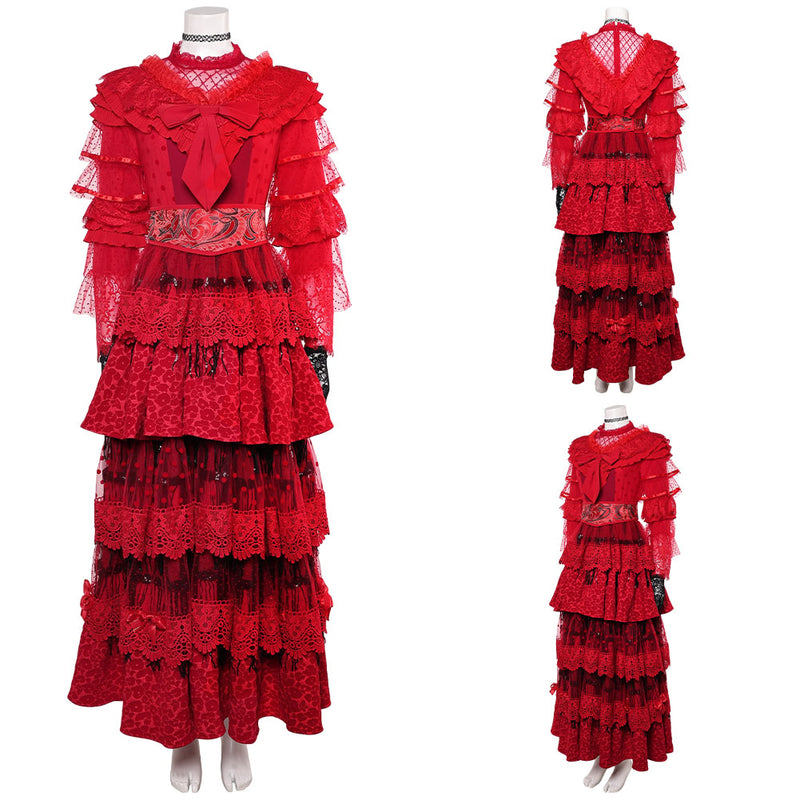 Beetlejuice Lydia Deetz Women Dress Carnival Halloween Cosplay Costume