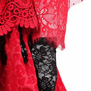 Beetlejuice Lydia Deetz Women Dress Carnival Halloween Cosplay Costume