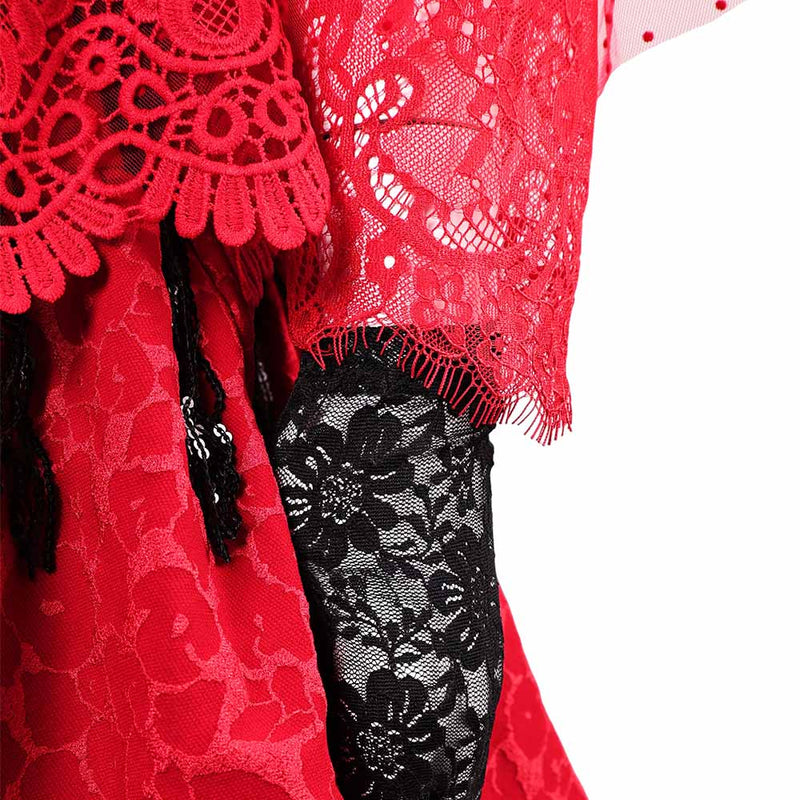 Beetlejuice Lydia Deetz Women Dress Carnival Halloween Cosplay Costume