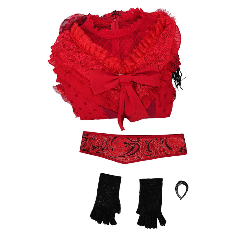 Beetlejuice Lydia Deetz Women Dress Carnival Halloween Cosplay Costume