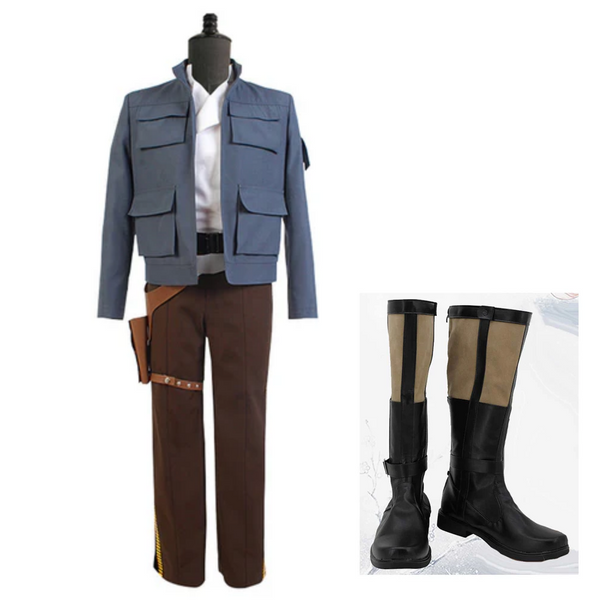 Han Solo Top Pants Set Party Carnival Halloween Cosplay Costume