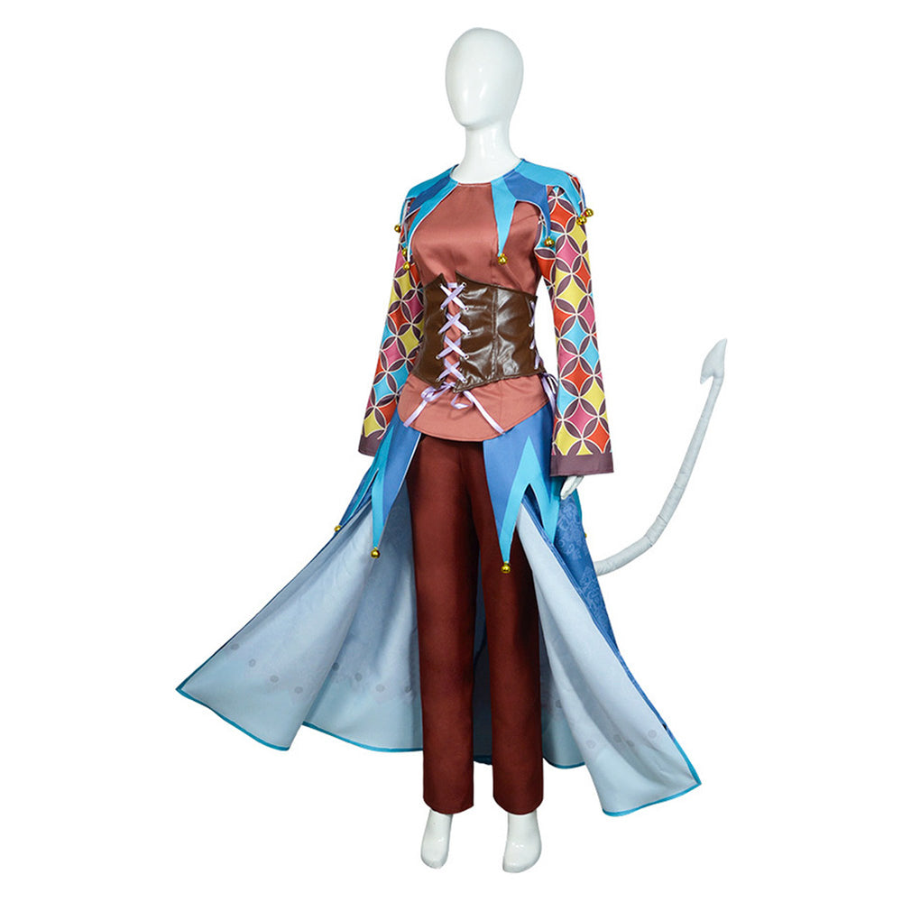 blue dress bg3 Painted Gale Statue in Wavemother Robe from Baldur's Gate 3