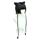 Black Butler Anime Ran-Mao Cosplay Wig Heat Resistant Synthetic Hair Carnival Halloween Party Prop