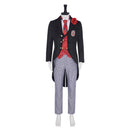 Black Butler Season 4: Public School Arc Anime Edgar Redmond Black Outfit Cosplay Costume