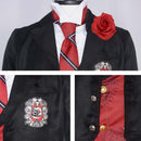 Black Butler Season 4: Public School Arc Anime Edgar Redmond Black Outfit Cosplay Costume