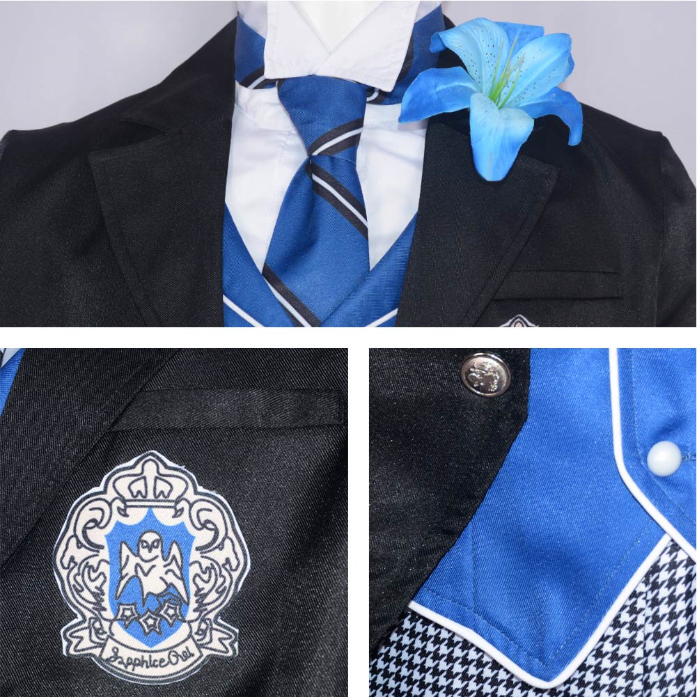 Black Butler Season 4: Public School Arc Lawrence Bluewer Black Outfit