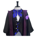 Black Butler Season 4: Public School Arc Anime Willie Gault Black Outfit Party Carnival Halloween Cosplay Costume