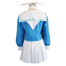 Blue Archive The Animation Anime Arona Women Blue Dress Party Carnival Halloween Cosplay Costume