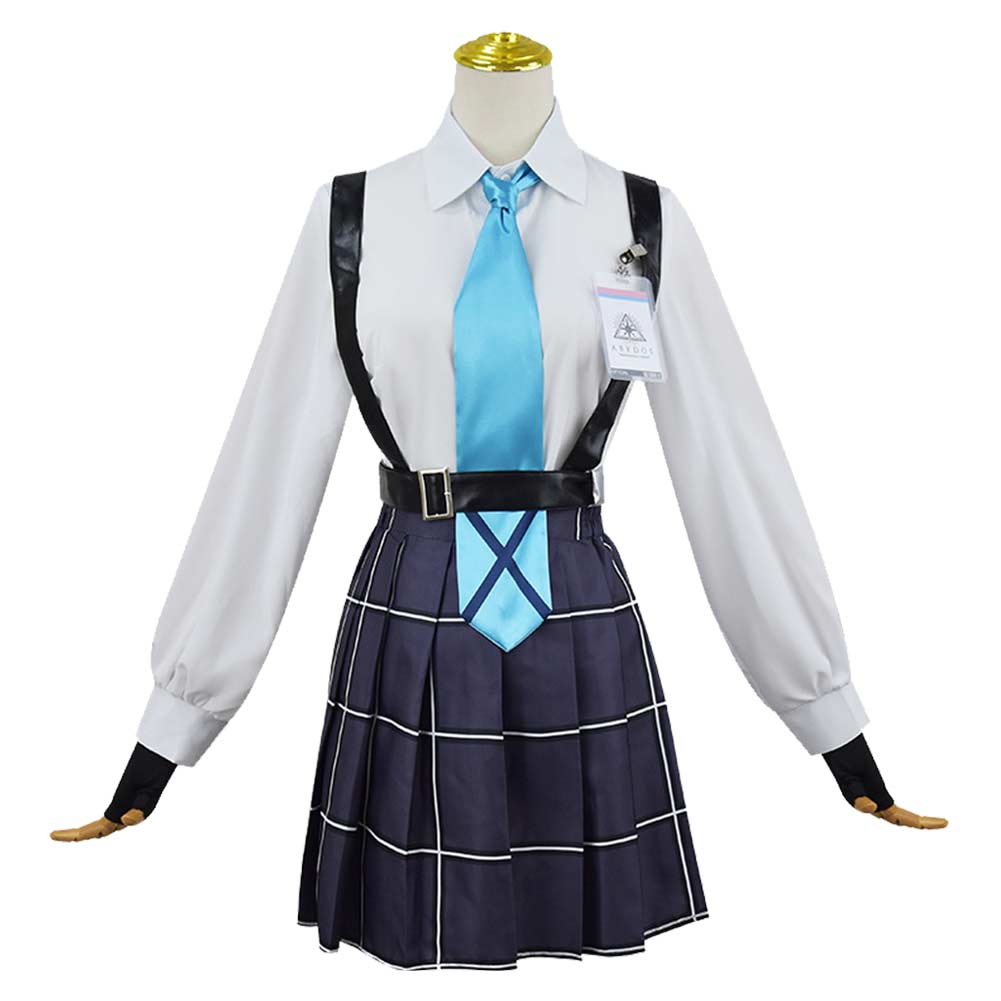 Blue Archive The Animation Anime Takanashi Hoshino Women Blue Uniform