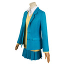 Blue Box Anime Kano Chinatsu Women Blue Uniform Dress Party Carnival Halloween Cosplay Costume