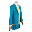 Blue Box Anime Kano Chinatsu Women Blue Uniform Dress Party Carnival Halloween Cosplay Costume