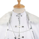 Blue Lock Anime Nagi Seishiro White Outfit Party Carnival Halloween Cosplay Costume