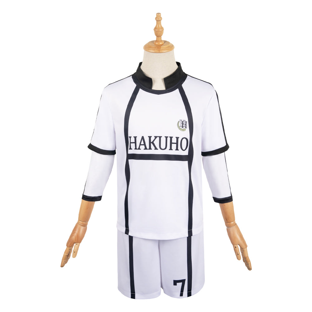 Blue Lock Nagi Seishiro White Team Uniform Party Carnival Halloween ...