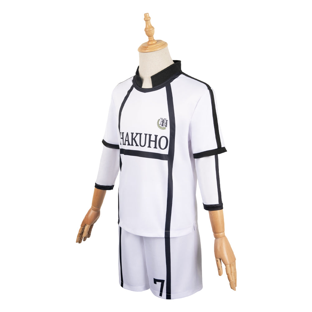 Blue Lock Nagi Seishiro White Team Uniform Party Carnival Halloween ...