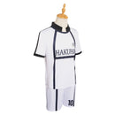 Blue Lock Anime Reo Mikage White Team Uniform Party Carnival Halloween Cosplay Costume