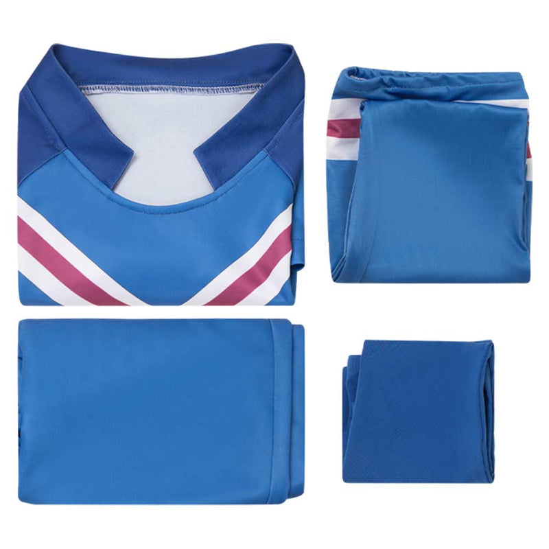 Blue Lock Anime Rin Itoshi Blue Team Uniform Party Carnival Halloween Cosplay Costume