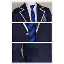 Blue Lock Isagi Yoichi Navy Blue School Uniform Men Halloween Carnival Party Cosplay Costume
