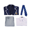 Blue Lock Isagi Yoichi Navy Blue School Uniform Men Halloween Carnival Party Cosplay Costume
