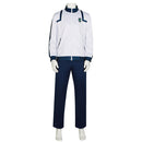 Blue Lock Isagi Yoichi White Sportswear Outfit Men Halloween Carnival Party Cosplay Costume