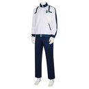 Blue Lock Isagi Yoichi White Sportswear Outfit Men Halloween Carnival Party Cosplay Costume