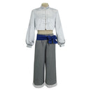 Blue Lock Nagi Seishiro White Oriental Style Set Outfit Men Halloween Carnival Party Cosplay Costume