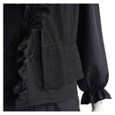 Bridgerton Season 4 Benedict Bridgerton Masquerade Black Shirt Pants Set Outfit Men Halloween Carnival Party Cosplay Costume