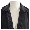 Bridgerton Season 4 Benedict Bridgerton Masquerade Black Shirt Pants Set Outfit Men Halloween Carnival Party Cosplay Costume