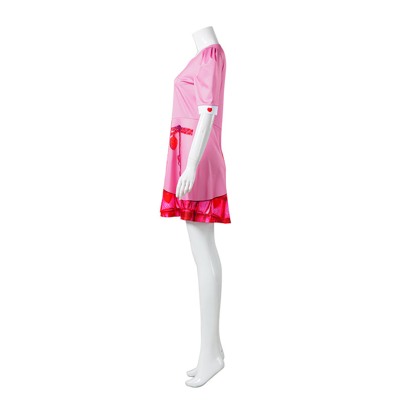 Bridget Women Pink Dress Party Carnival Halloween Cosplay Costume