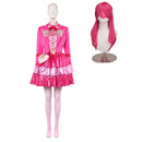 Cosplay Costume Pink Hearts Wicked Wonderland Fullset Pink Women Halloween Carnival Party Outfits