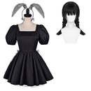 Cosplay Costume Sua Alien Stage 3rd Anniversary Bunny Cafe Dress Black Women Halloween Carnival Party Outfits