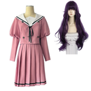 The Fragrant Flower Blooms With Dignity Kaoruko Waguri Women Pink Uniform Dress Cosplay Costume
