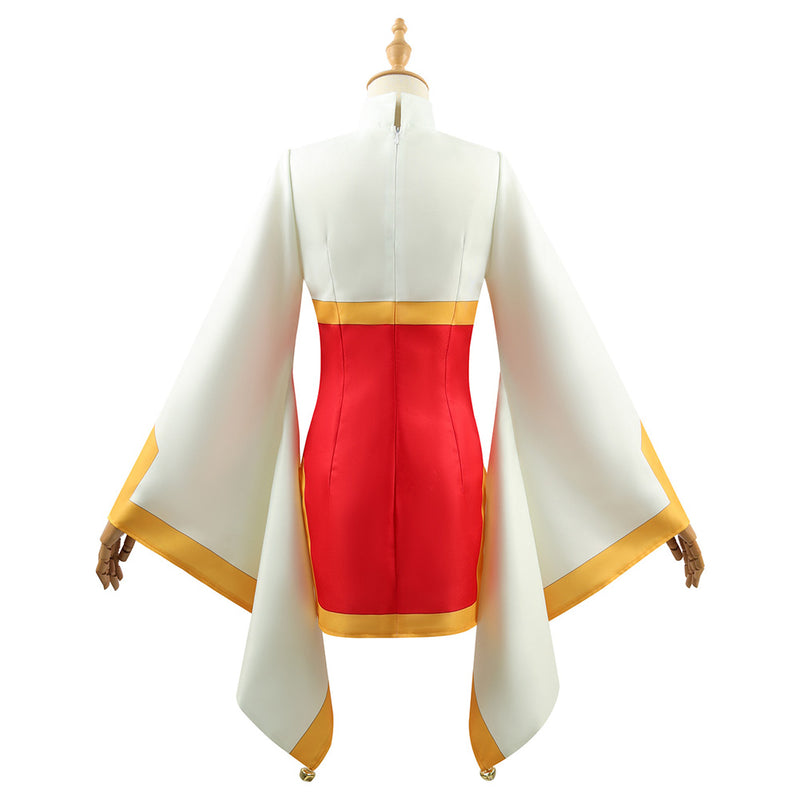 Cardcaptor Sakura Anime Meiling Li Women Red Robe Party Carnival Halloween Cosplay Costume