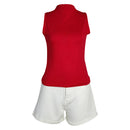 Detective Conan/Case Closed Anime Ai Haibara Red Suit Party Carnival Halloween Cosplay Costume