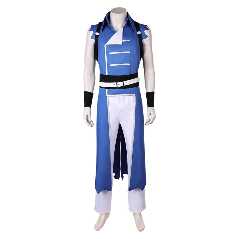 Castlevania: Nocturne Season 2 Richter Belmont Blue Outfit Carnival Halloween Cosplay Costume