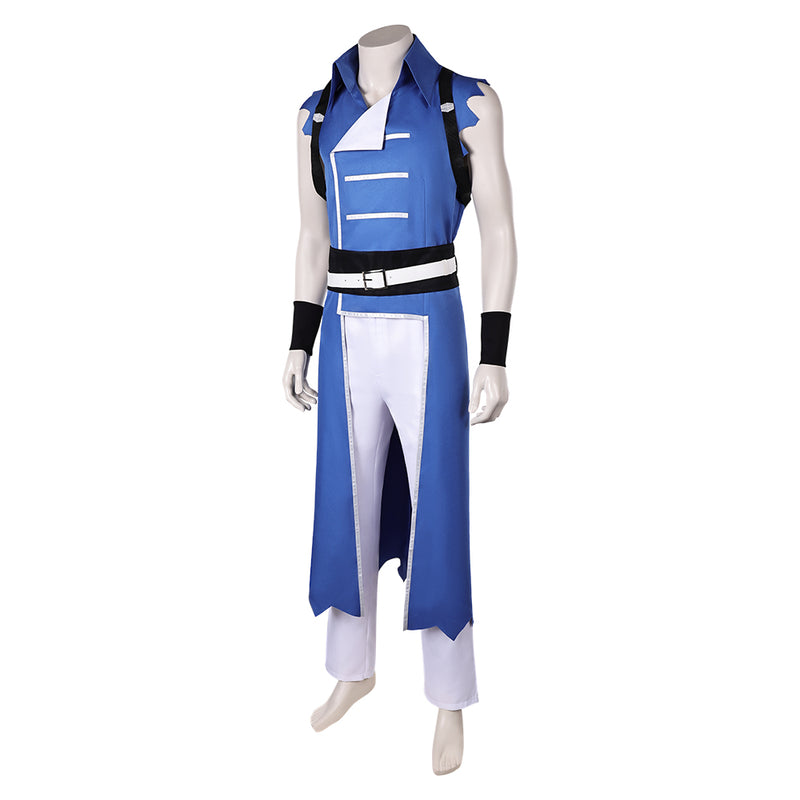 Castlevania: Nocturne Season 2 Richter Belmont Blue Outfit Carnival Halloween Cosplay Costume