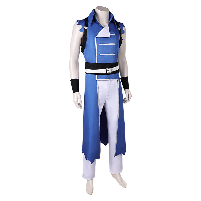 Castlevania: Nocturne Season 2 Richter Belmont Blue Outfit Carnival Halloween Cosplay Costume