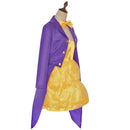 Charlie and the Chocolate Factory Willy Wonka Women Purple Dress Outfits Cosplay Costume