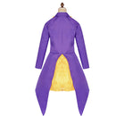 Charlie and the Chocolate Factory Willy Wonka Women Purple Dress Outfits Cosplay Costume