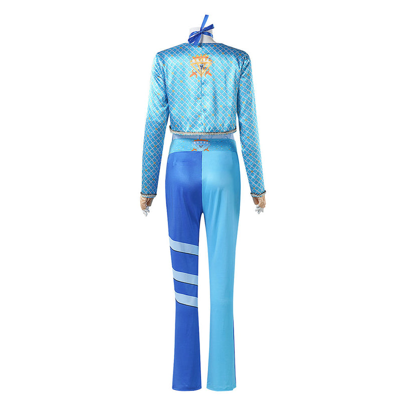 Chloe Charming Women Blue Outfit Party Carnival Halloween Cosplay Costume