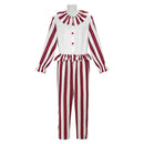 Clown in a Cornfield Flando Red Clown Outfit Carnival Halloween Cosplay Costume