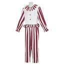 Clown in a Cornfield Flando Red Clown Outfit Carnival Halloween Cosplay Costume