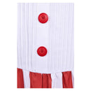 Clown in a Cornfield Flando Red Jumpsuit Carnival Halloween Cosplay Costume